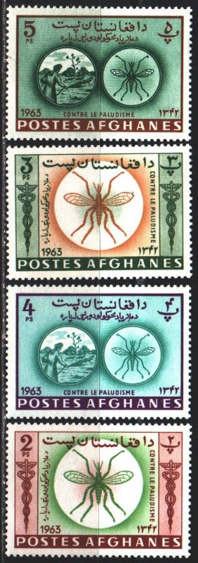 Afghanistan. 1964. 896a-99a from the series. Medicine, malaria control, mosqu...
