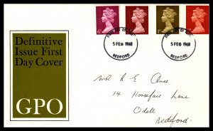 Great Britain MH1-MH3,MH9 Pen FDC