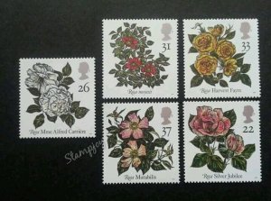 Britain Roses 1991 Valentines Love Plant Flower Flora (stamp) MNH