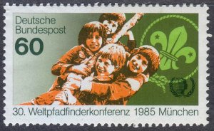 GERMANY - SC#1446 World Scouting Conference - Youth Year (1985) MNH