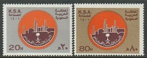 EDSROOM-8965 Saudi Arabia 806-807 MNH 1981 Complete Industry