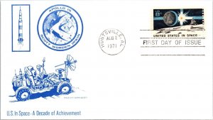 FDC 1971 SC #1435b Space City Cover Soc - Huntsville, AL - Single - J1835