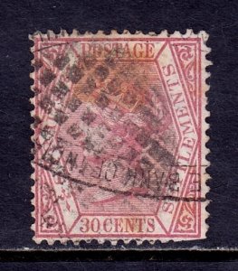 Straits Settlements - Scott #16 - Used - See description - SCV $17