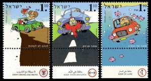 1997 Israel 1432-1434 ROAD SAFETY 4,00 €