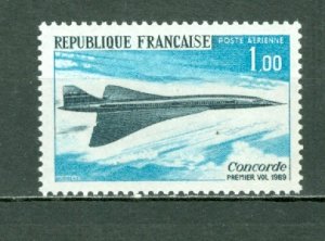 FRANCE 1969  CONCORDE #C42 .. MNH...$0.75