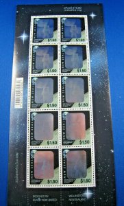 NEW ZEALAND 1994 SCOTT # 1225 - HOLOGRAM MINI SHEET    (lg4)