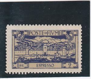 Fiume  Scott# E13  MH