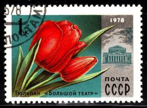 Russia 4649 - used - Flowers