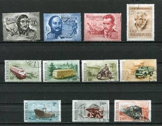 Hungary 1955 Acumulation  Used Complete Sets