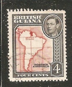 British Guiana    Scott 232   Map     Used