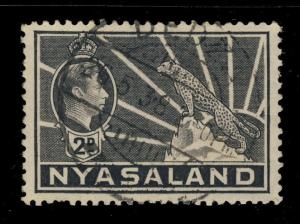 NYASALAND - 1938 - SG133 CANCELLED DEDZA GCRh TYPE DATE STAMP