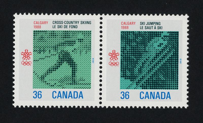 Canada 1153a MNH Olympic Winter Games, Skiing, Ski Jumping