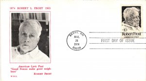 #1526 Robert Frost - GRANDY  Cachet