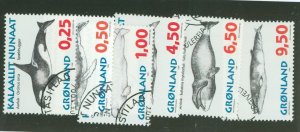 Greenland #303-308  Single (Complete Set)