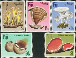 Fiji 1984 SG670-674 Fungi set MNH