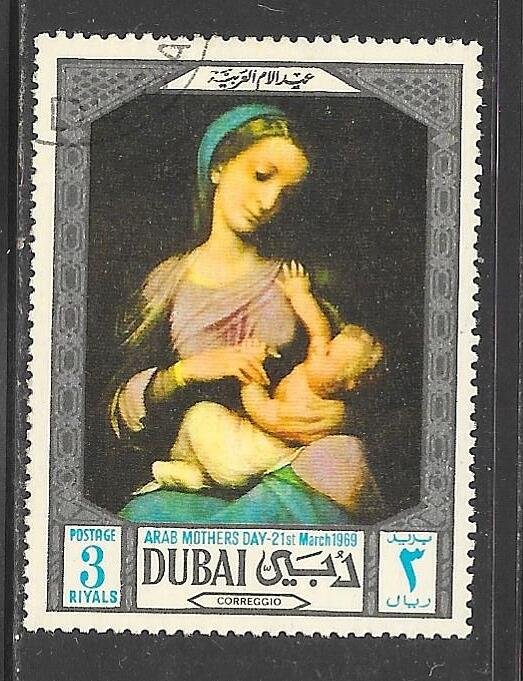Dubai 100: 3r Madonna and Child, CTO, VF