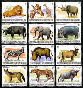 Burundi Stamps MNH Lot Of 12 Values Animal Sets Scott Value $145.00 