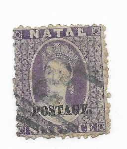 Natal #32 Used - Stamp CAT VALUE $65.00