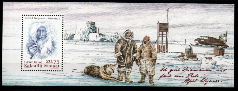 Greenland 2006 , Alfred Wegener MNH  S/Sheet # 475a