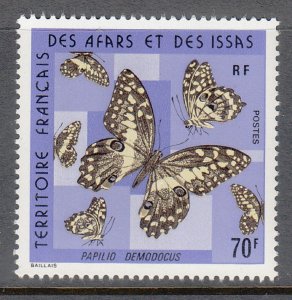 AFARS & ISSAS SC# 396 BUTTERFLIES - MNH