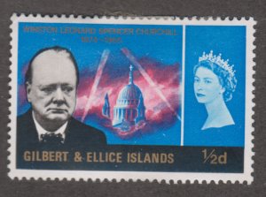 Gilbert & Ellice Islands 106 Churchill Memorial Issue 1966