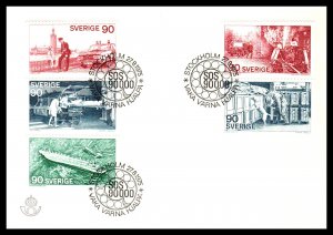 Sweden 1129-1133 U/A FDC