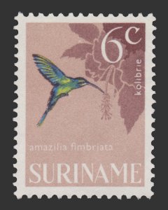 SURINAME 1966 STAMP. SCOTT # 328. UNUSED.