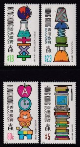 Hong Kong 588-591 MNH VF