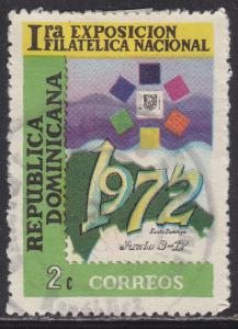 Dominican Republic 695 National Philatelic Exhibition, Santo Domingo 1972