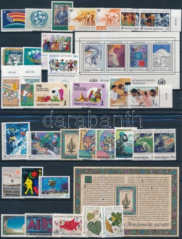 Thematic lot stamp UN Vienna MNH 1986-1990 WS160731