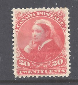 Canada #46 MINT 20c QUEEN VICTORIA WIDOW WEEDS BS25040