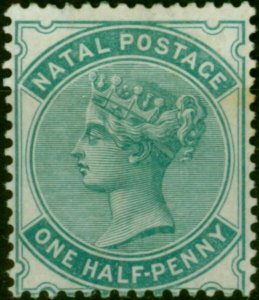 Natal 1880 1/2d Blue-Green SG96 Good MM