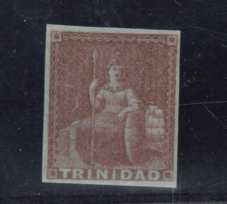 Trinidad #1 Very Fine Never Hinged With Perfect Gum