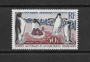 FRENCH SOUTHERN ANTARCTIC TERRITORIES #C4 PENGUINS   MNH