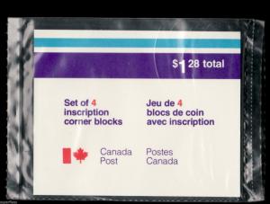 #680 Canada Canadian stamps MNH Corner Block set - Royal Canadian Legion 