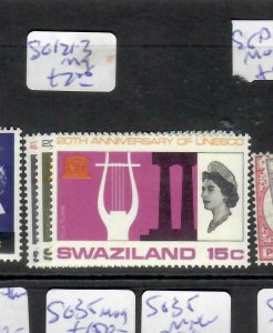 SWAZILAND (P1504B)  QEII   UNESCO   SG 121-3     MOG 