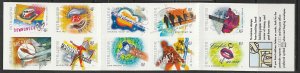 2001 Australia - Sc 1953b - Complete booklet - MNH VF - Rock Music