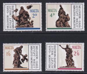 Malta # 367-370, Sculptures by Gafa,  Mint NH, 1/2 Cat.