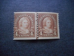 # 601 Mint NH Line Pair