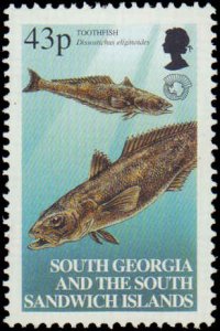 South Georgia #270-273, Complete Set(4), 2001, Marine LIfe, Polar, Never Hinged