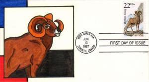 #2288 Bighorn Sheep Skat FDC