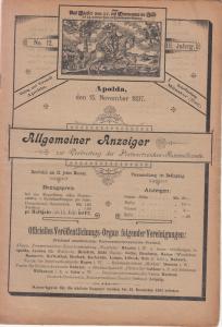 Allgemeiner Anzeiger - 1896 #1, 1897 1/2,4,5,7 (Apolda/Munster)