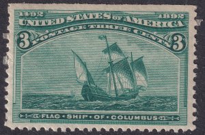 #232 Mint NH, VF, SE (CV $97.5 - ID38959) - Joseph Luft