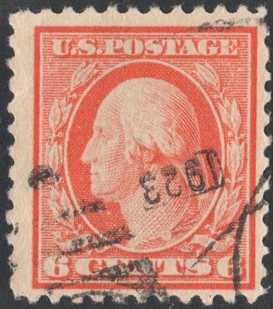 SC#506 6¢ Washington Single (1917) Used