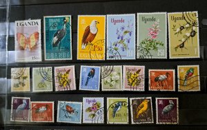 Birds of Uganda Postage Stamps