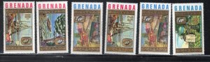 GRENADA #274-279 1965 PAINTINGS MINT VF NH O.G