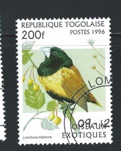 Togo Sc#1784-9 Birds 1996