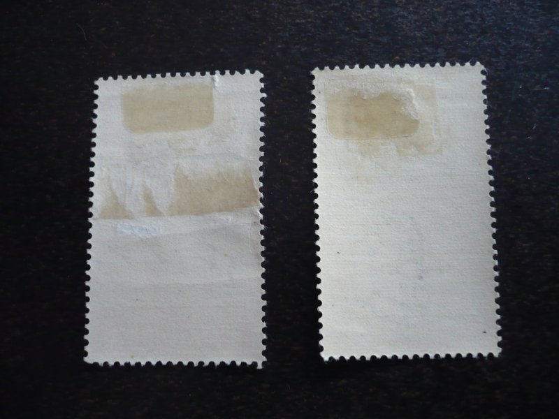 Stamps - Italian East Africa - Scott# 1-2 - Mint Hinged Partial Set of 2 Stamps