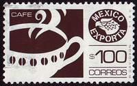 Mexico SG#1360ea Used - 1975 100p - Coffee and Tea, Import -