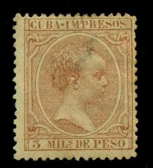 Cuba 1890 #P10 U SCV (2018) = $1.10